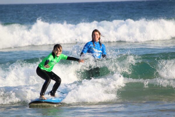 Byron surf lessons kids